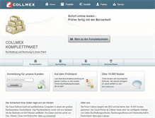 Tablet Screenshot of collmex.de